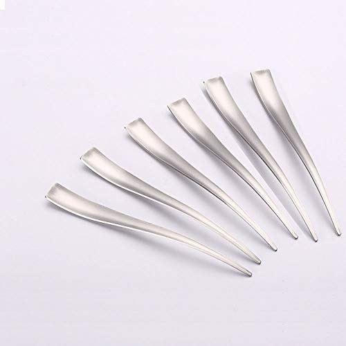 Easycomf Demitasse Spoons Espresso Spoons Demi Spoons Small Mini Coffee Spoons, 5-inch (6-Piece) (Demitasse Spoons)
