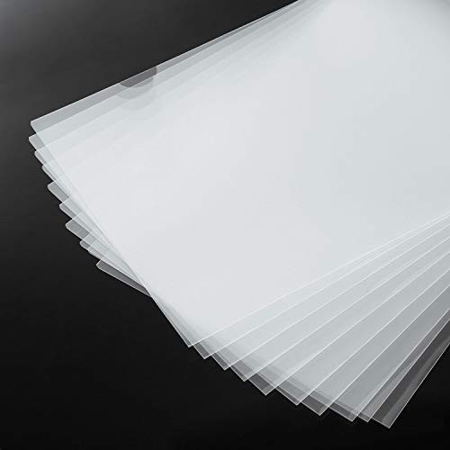 Bememo 24 Pack Clear Transparent Document Folder Copy Safe Project Pockets, A4 Size