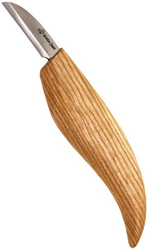 BeaverCraft Cutting Knife C2 6.5" Whittling Knife for Fine Chip Carving Wood and General Purpose Wood Carving Knife Bench Detail Carving Knife Carbon Steel and Whittling for Beginners