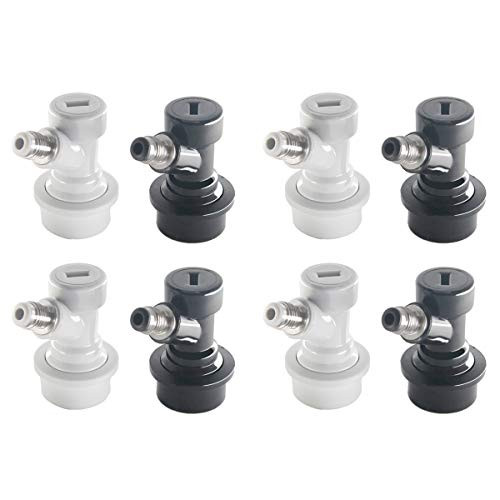 Cornelius Keg Ball Lock Disconnect - LUCKEG Brand Include Gas MFL Ball Lock Disconnect, Liquid MFL Ball Lock Disconnect for Homebrewing Cornelius Keg Ball Lock Disconnect - LUCKEG Brand Include Gas MFL Ball Lock Disconnect, Liquid MFL Ball Lock Disconnect for Homebrewing