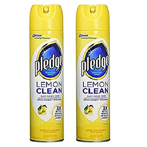 2-Pack Pledge Lemon Clean Furniture Spray