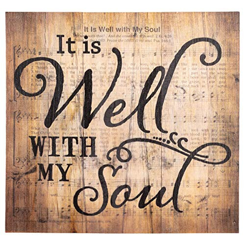 P. Graham Dunn It is Well with My Soul Hymn Sheet Music 10 x 11 Wood Pallet Wall Art Sign Plaque P. Graham Dunn It is Well with My Soul Hymn Sheet Music 10 x 11 Wood Pallet Wall Art Sign Plaque