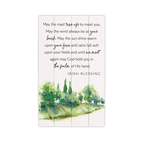 P. Graham Dunn Irish Blessing Watercolor Green 24 x 14 Pine Wood Decorative Pallet Sign