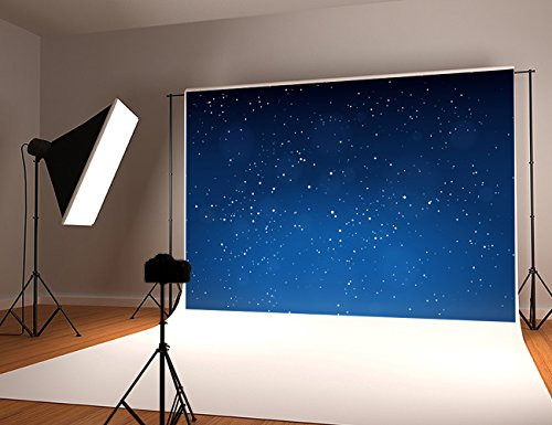 Kate 7X5ft Star Photo Backdrop Evening Sky Backdrops for Photographers Starry Night Backdrop
