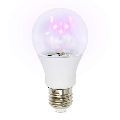 UV LED Germicidal Lamp Compact UVC Light Bulb E26/E27 3w LED 110v UVC Ozone Free