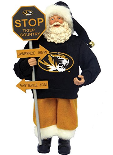 Santa's Workshop MOT025 Missouri Country Santa Figurine, 12", Multi