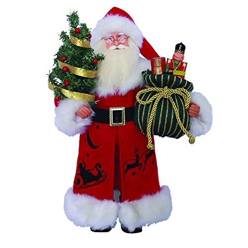 Santa's Workshop 7220 Away Santa Figurine, 15"