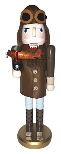 Santa's Workshop 70914 Aviator Nutcracker, 14"