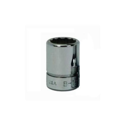 Williams BM-1217 3/8 Drive Shallow Socket, 12 Point, 17mm