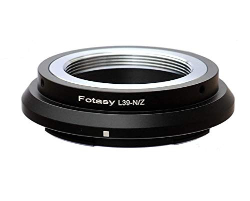 Fotasy Adjustable Leica M39 Lens to Nikon Z50 Z6 Z7 Adapter, M39 Nikon Z Adapter, M39 Z Mount, M39 Nikon Z, 39mm Nikon Z Mount Adapter fits Leica M39 Lens & Nikon Z Mount Mirrorless Camera Z50 Z6 Z7