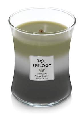 WoodWick Mountain Trail Trilogy 10 oz Scented Jar Candles - 3 in One