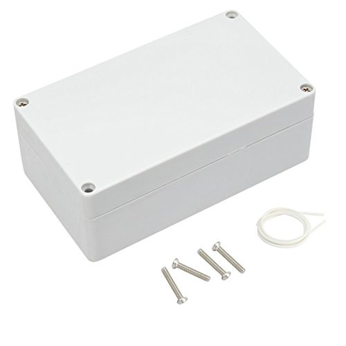 Awclub Waterproof Dustproof IP65 ABS Plastic Junction Box Outdoor Universal Electric Project Enclosure Gray 6.2"x3.54"x2.3"(158mmx90mmx60mm)