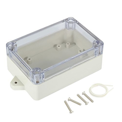 Awclub Waterproof Dustproof ABS Plastic Junction Box Universal Electric Project Enclosure with PC Clear Transparent Cover 3.9"x2.7"x1.6"(100mmx68mmx40mm)