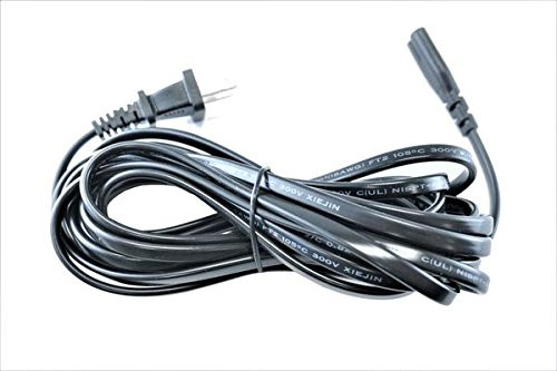 Omnihil 15 Feet AC Power Cord Compatible with Panasonic Shelf Stereo Radio CD Systems
