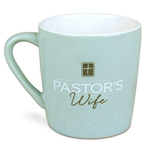Lighthouse Christian Products Thank You Pastor's Wife Cyan 14 Ounce Ceramic Mug