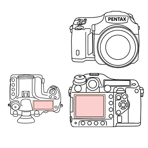 Martin Fields Overlay Plus Screen Protector with Advanced Glass Hard Coating for Pentax 645D - Includes Top LCD Protector
