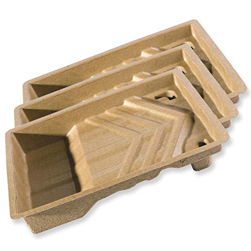 Paint Pulp Tray, Multifunctional Deep Well Disposable Paint Roller Trays, Pack of 3