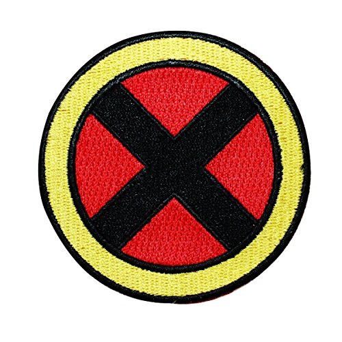 Retro Xmen Team Costume Logo IronOn Patch Marvel Comics Cosplay Craft Applique