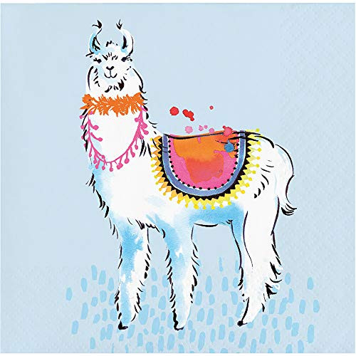 Modern Farmhouse Decor Cocktail Napkins Paper Napkins Rustic Home Decor Llama Decor Cinco de Mayo Decorations Fiesta Party Supplies 5" x 5" Pk 48