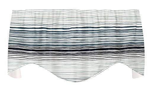 Kitchen Valances for Windows, Valances for Living Room Curtains, Valance Curtains, Window Treatments Nautical Decor Beach Decor Stripe