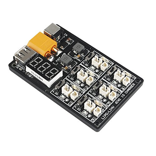 1S LiPo LiHV Charger Board with JST and Micro Losi Cable for Blade Inductrix and Tiny Whoop