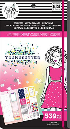 Me & My Big Ideas Happy Planner Accessory Book W/20 Sheets-Trendsetter, 539/Pkg, Multi