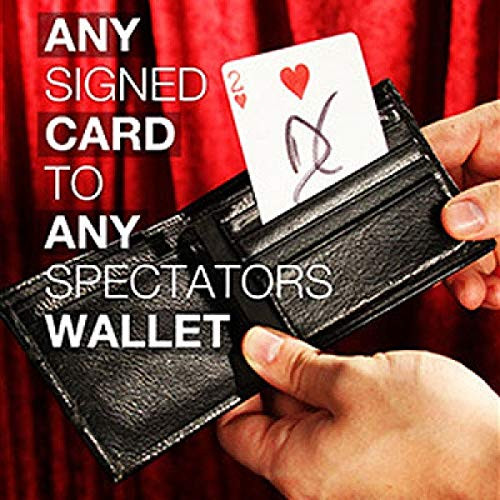 Any Card to Any Wallet Gimmick Ultimate Signed Cards Control Utility Magic Trick