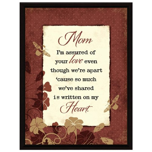 Dexsa Mom, I'm Assured Wood Frame Plaque with Easel