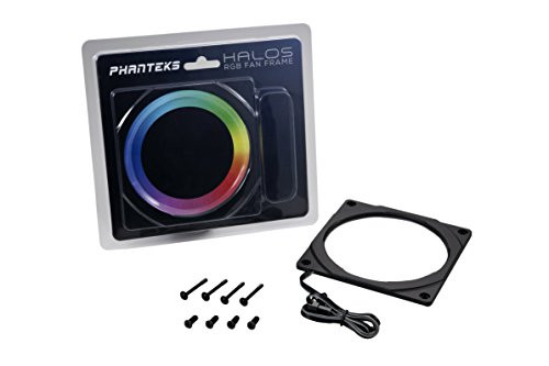 Phanteks PH-FF120RGBP_BK01 Halos RGB Fan Frame High density LEDs RGB 120mm fan mounting