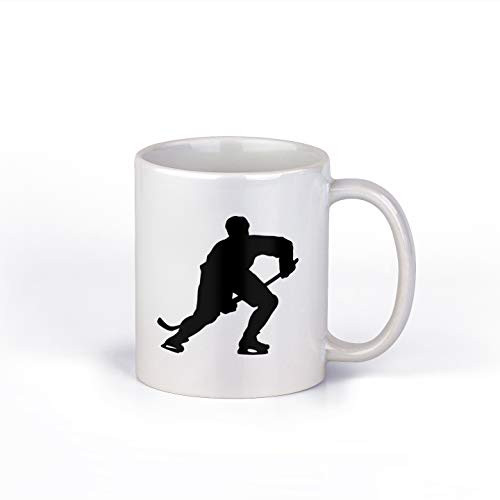 Hockey Player Ceramic Coffee Mug | Hockey Dad or Hockey Mom Coffee Cup | 11-Ounce Coffee Mug | M127 Hockey Player Ceramic Coffee Mug | Hockey Dad or Hockey Mom Coffee Cup | 11-Ounce Coffee Mug | M127