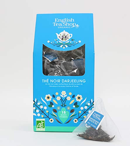 English Tea Shop Organic Darjeeling Black Tea Loose Leaf - 15 Loose Leaf Tea, 30g