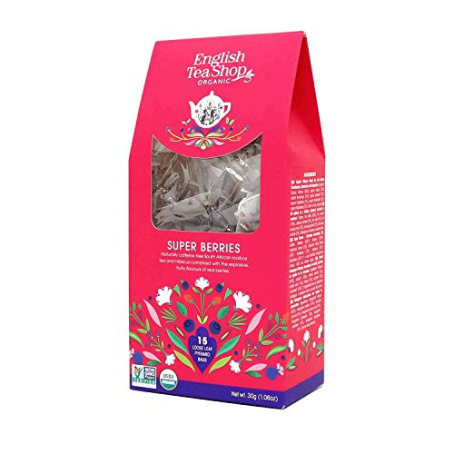 English Tea Shop Organic Super Berries Loose Leaf - 15 Loose Leaf Tea, 30g