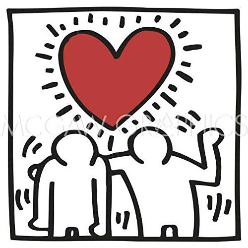 KH03 a Fine Art Print by Keith Haring, Image Size: 10x10, Overall Size: 11x14