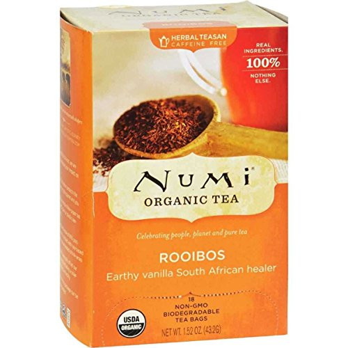 Numi Tea Organic Rooibos Herb Herbal Tea ( 6x18 BAG)