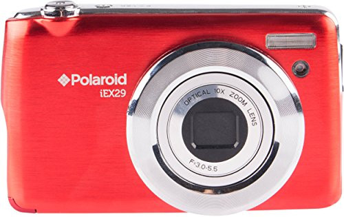 Polaroid IEX29-RED HD 18 MP Optical Zoom Digital Camera with 2.4 Inch Preview Screen, Red