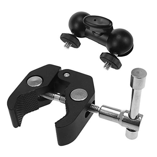 Sscon Bike Ballhead Mount for Ronin-M, Ronin MX, Freefly MOVI - 1138,Action Cameras 360 Degree Rotation Camera Mount for Mountain Bike Motorcycle, Black