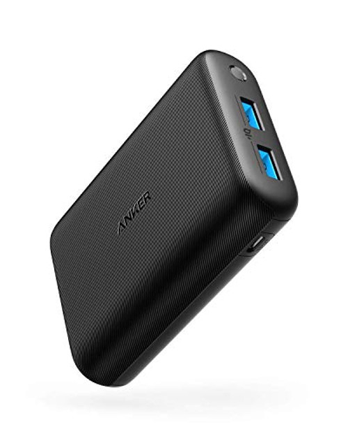 Anker PowerCore 15000 Redux, Compact 15000mAh 2-Port Ultra-Portable Phone Charger Power Bank with PowerIQ and VoltageBoost Technology for iPhone, iPad, Samsung Galaxy (Renewed)