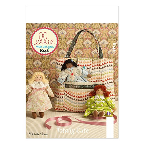 KWIK-SEW PATTERNS K0148 Tote and Dolls Sewing Template, One Size