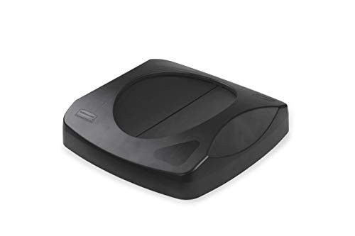 Rubbermaid Commercial Products Untouchable Trash/Recycling Swing Lid, Black (FG268988BLA) (Renewed)