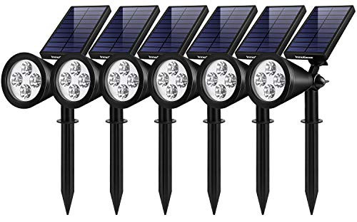 InnoGear Solar Lights Outdoor, Upgraded Waterproof Solar Powered Landscape Spotlights 2-in-1 Wall Light Decorative Lighting Auto On/Off for Pathway Garden Patio Yard Driveway Pool, Pack of 6 (White) InnoGear Solar Lights Outdoor, Upgraded Waterproof Solar Powered Landscape Spotlights 2-in-1 Wall Light Decorative Lighting Auto On/Off for Pathway Garden Patio Yard Driveway Pool, Pack of 6 (White)