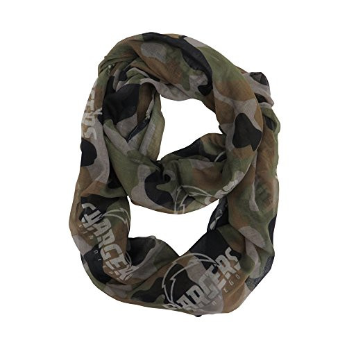 NFL Los Angeles Chargers Camo Infinity Scarf