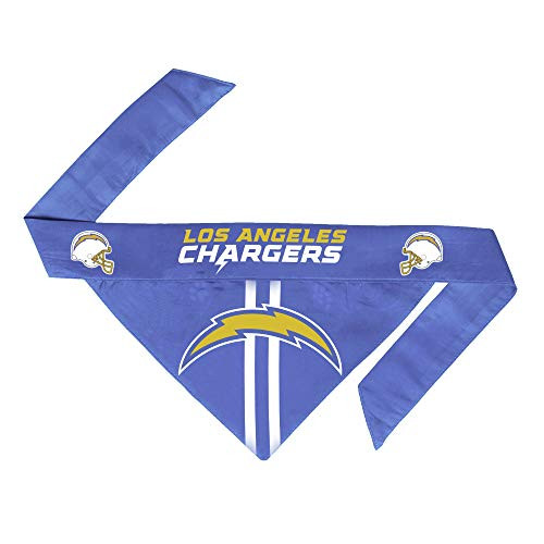 NFL Los Angeles Chargers Pet Bandanna, Medium NFL Los Angeles Chargers Pet Bandanna, Medium