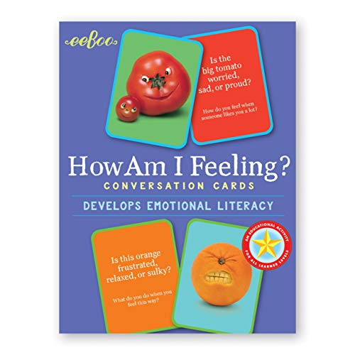 eeBoo How am I Feeling Flash Cards, Emotion Conversation Cards