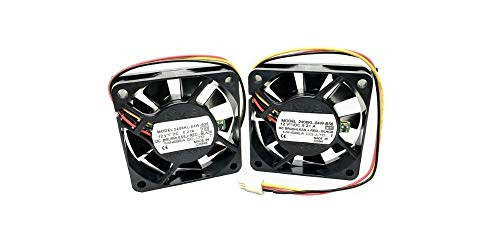 12VDC 0.21A Brushless Fan, 60mm Sq x 15mm - 2 Pack