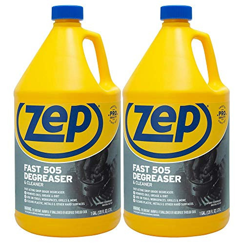 Zep Fast 505 Cleaner & Degreaser 1 Gallon ZU505128 (Case of 2) Industrial Strength