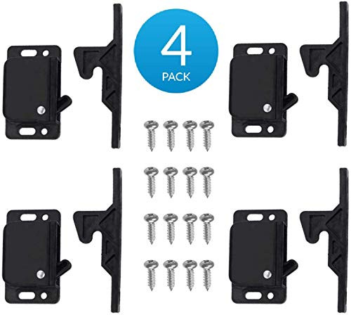 4 Grabber Catches 10 LB Cabinet Push to Close Latch RV Boat Hardware 