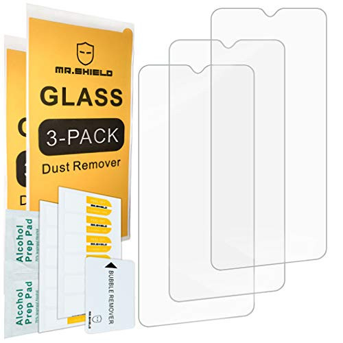 [3-Pack]-Mr.Shield for Realme C3 [Tempered Glass] [Japan Glass with 9H Hardness] Screen Protector with Lifetime Replacement