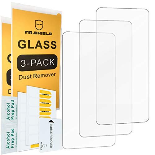 [3-Pack]-Mr.Shield for TCL 10L [Tempered Glass] [Japan Glass with 9H Hardness] Screen Protector with Lifetime Replacement