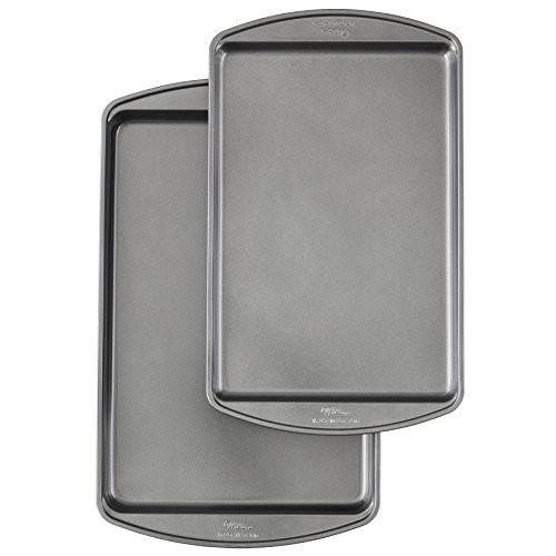 Wilton Perfect Results Premium Non-Stick Bakeware Cookie Baking Sheets Set, 2-Piece Wilton Perfect Results Premium Non-Stick Bakeware Cookie Baking Sheets Set, 2-Piece
