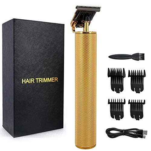 Outliner Hair Trimmer Professional 0mm Baldheaded Hair Clipper Cordless T-Blade Hair Clipper for Men Zero Gapped Detail Beard Shaver Barbershop